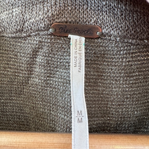 Free People Olive Knit Top - Picture 2 of 7